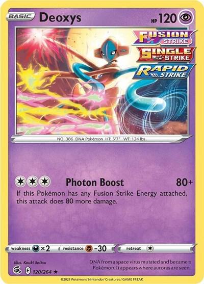 Deoxys Reverse Holo 120/264 - Monster Mart - Pokémon Cards Australia