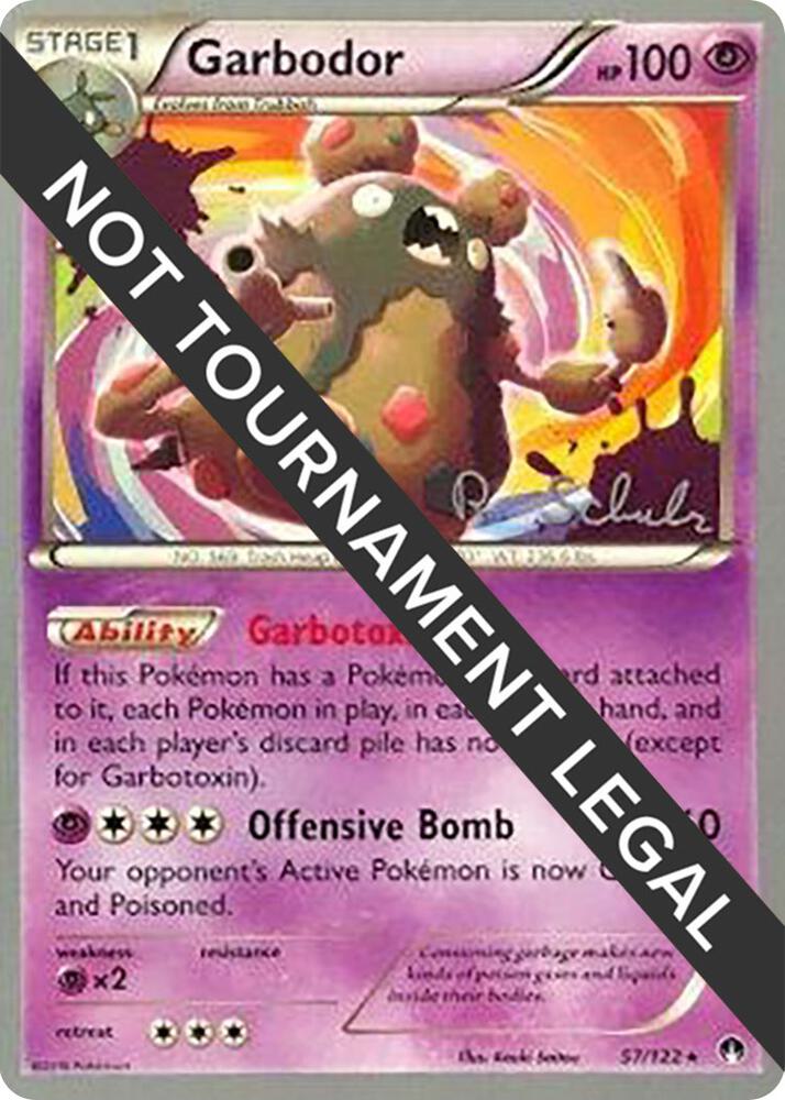 Garbodor 57/122 - Robin Schulz - World Championships 2018 - Monster Mart - Pokémon Cards Australia