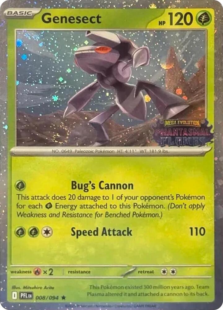 Genesect 008/094 Cosmos Holo Best Buy Exclusive Sealed