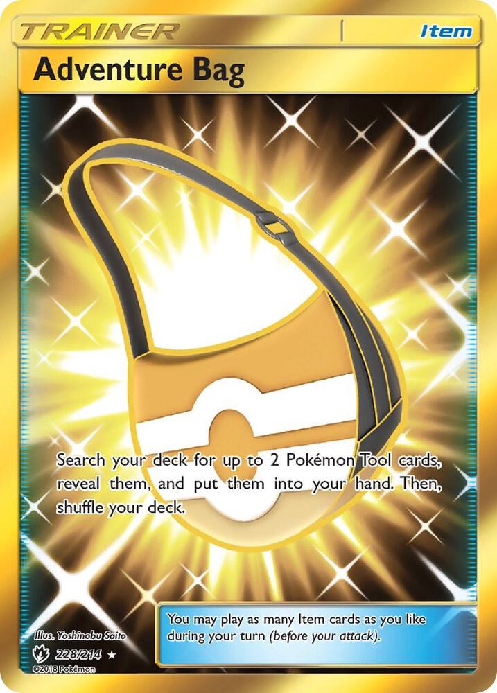 Adventure Bag 228/214 - Monster Mart - Pokémon Cards Australia