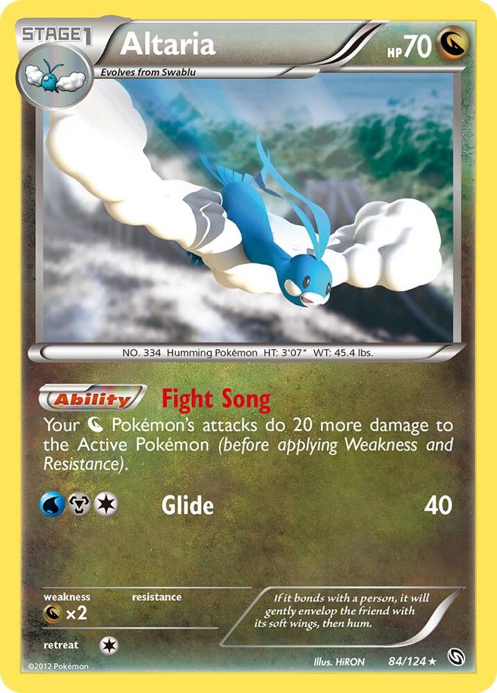 Altaria Holo 84/124 - Monster Mart - Pokémon Cards Australia