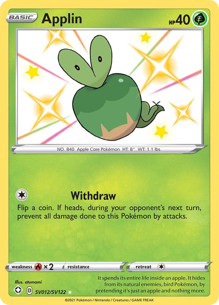 Applin SV012/SV122 - Monster Mart - Pokémon Cards Australia