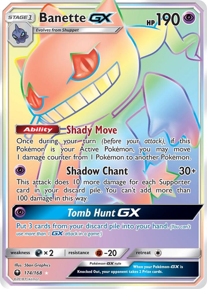 Banette GX 174/168 - Monster Mart - Pokémon Cards Australia