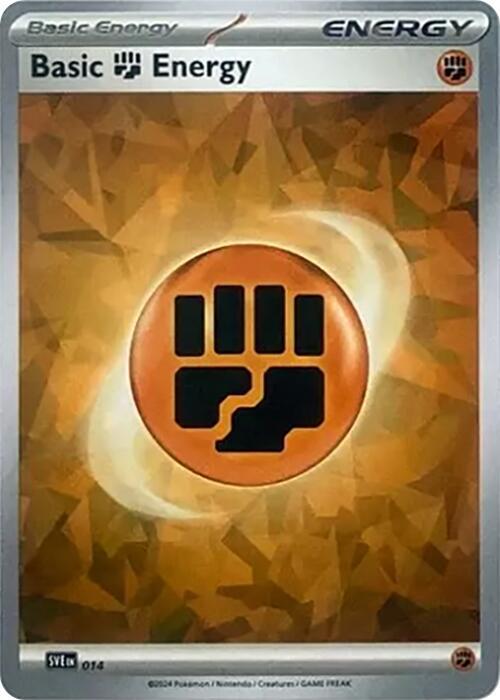 Basic Fighting Energy 014 Cracked Ice Holo - Monster Mart - Pokémon Cards Australia