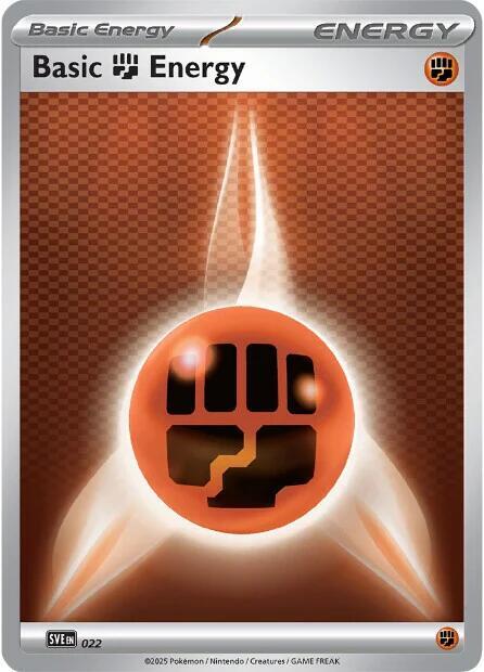 Basic Fighting Energy Holo 022 - Monster Mart - Pokémon Cards Australia