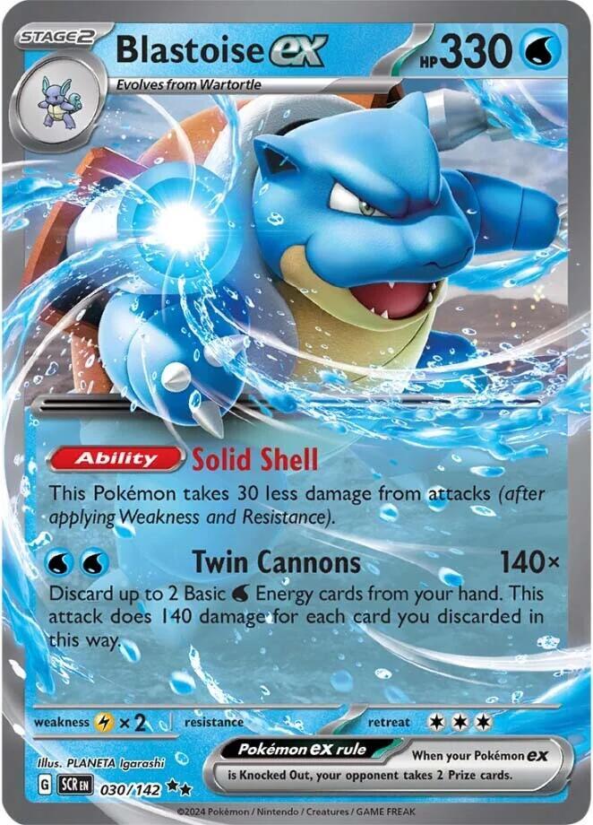 Blastoise EX 030/142 - Monster Mart - Pokémon Cards Australia