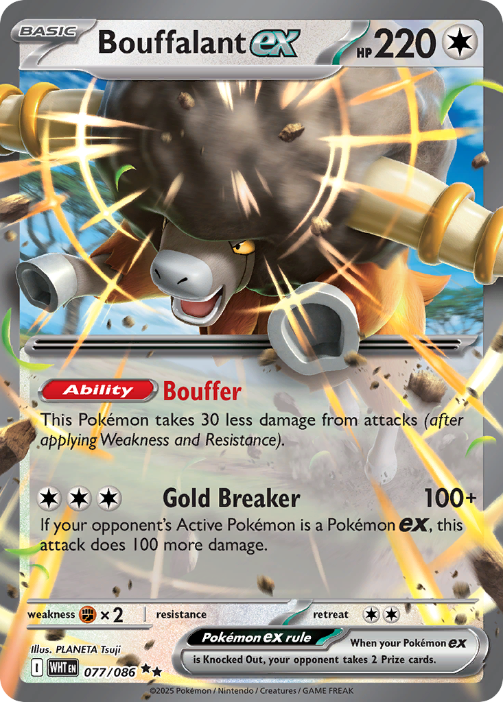 Bouffalant EX 077/086 - Monster Mart - Pokémon Cards Australia