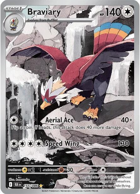 Braviary 155/086 - Monster Mart - Pokémon Cards Australia