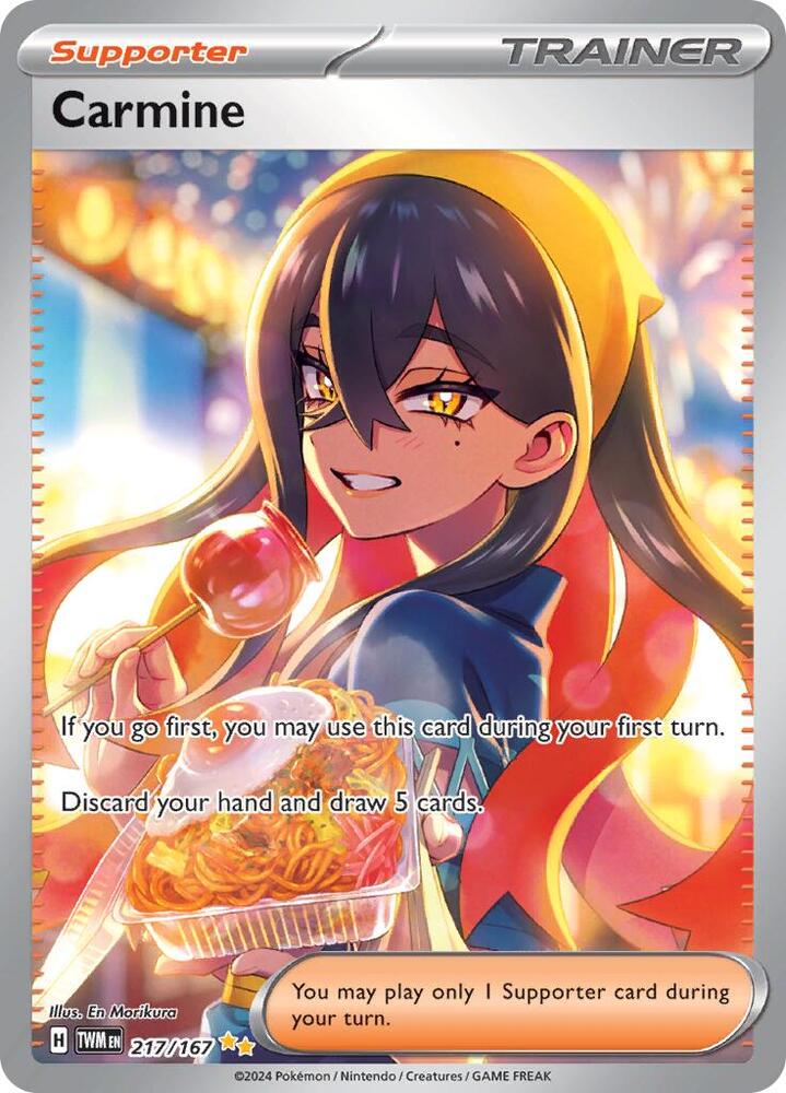 Carmine 217/167 - Monster Mart - Pokémon Cards Australia