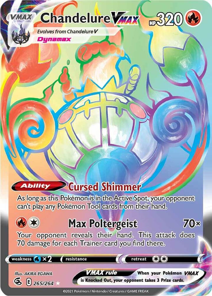 Chandelure VMAX 265/264 - Monster Mart - Pokémon Cards Australia