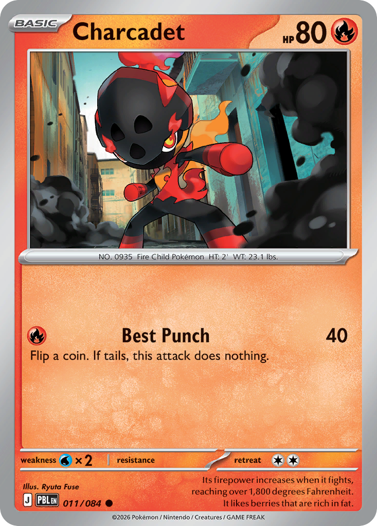 Charcadet Reverse Holo 011/084 - Monster Mart - Pokémon Cards Australia