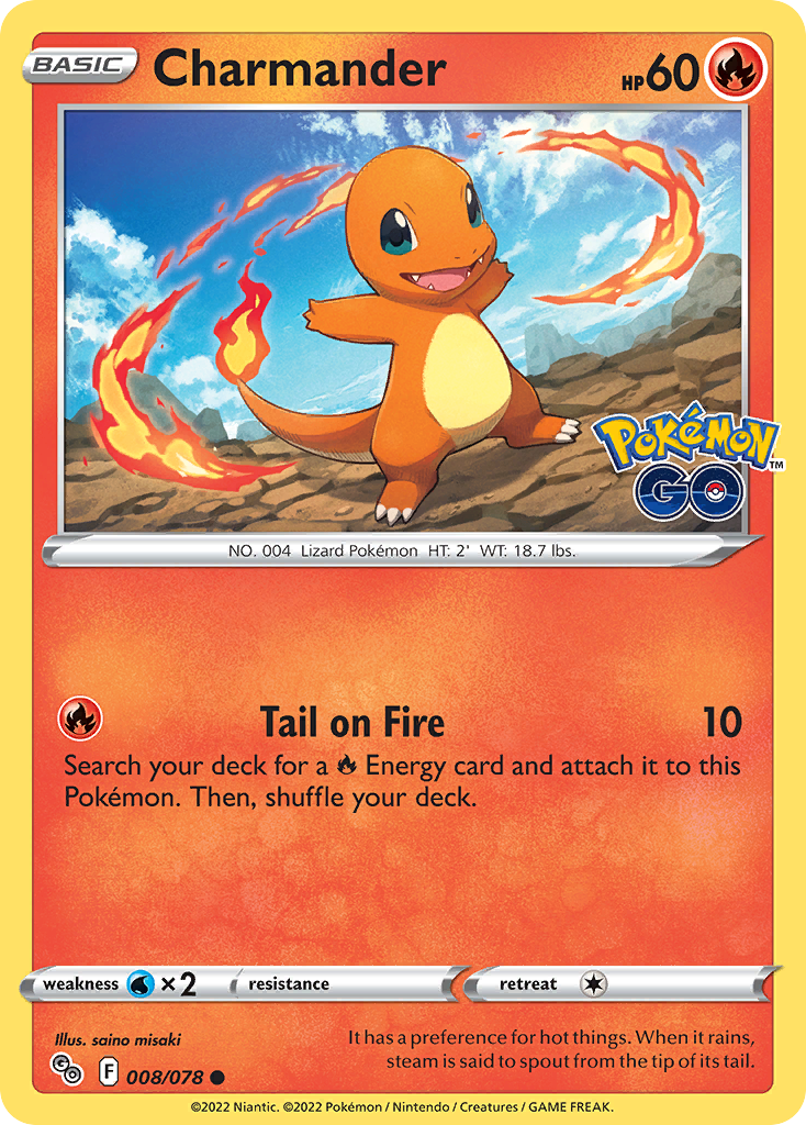 Charmander 008/078 Common - Monster Mart - Pokémon Cards Australia