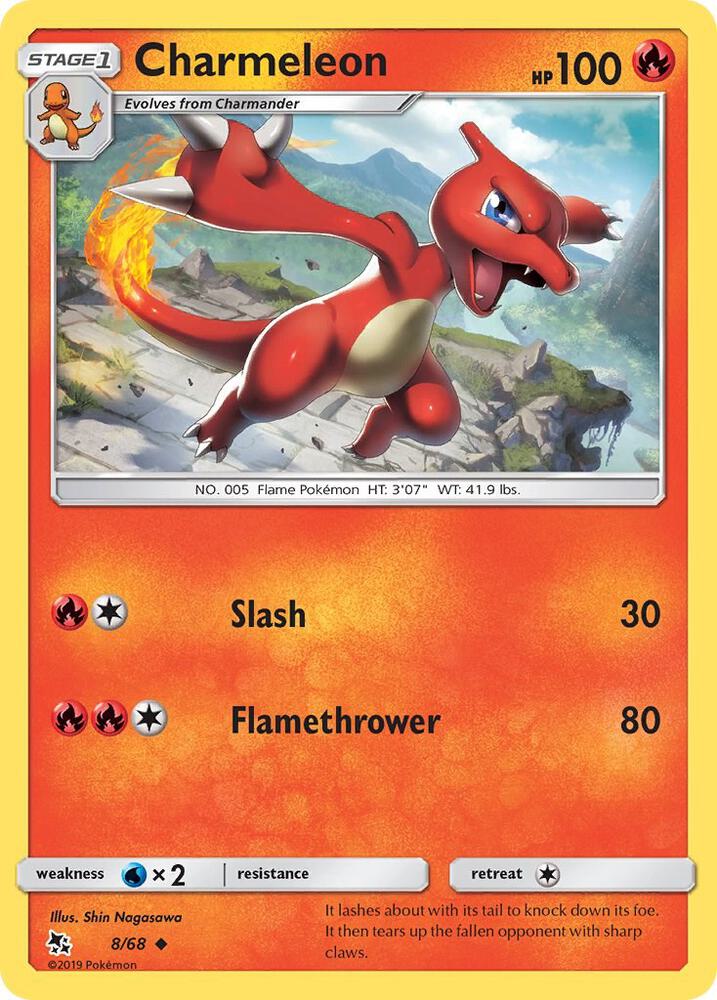 Charmeleon Reverse Holo 8/68 - Monster Mart - Pokémon Cards Australia