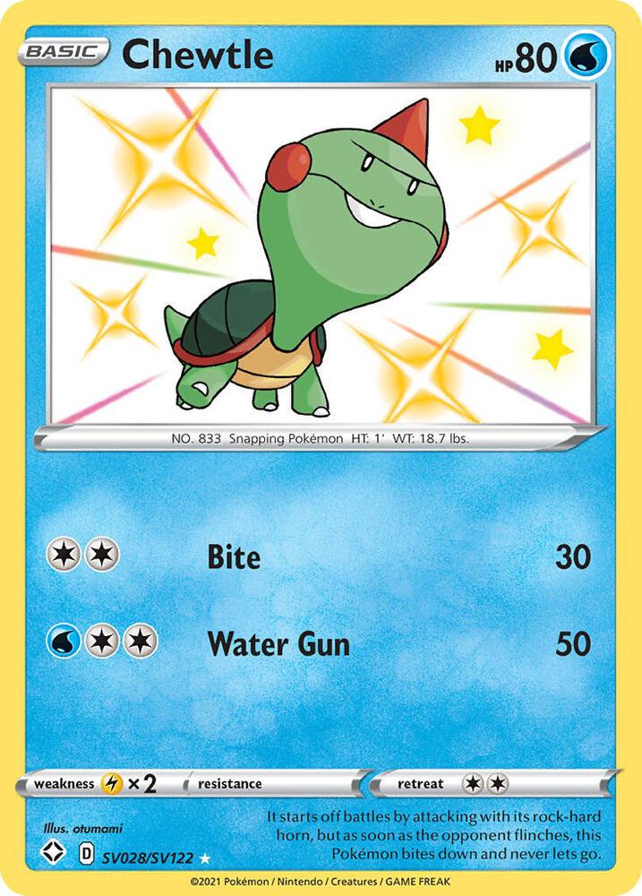 Chewtle SV028/SV122 - Monster Mart - Pokémon Cards Australia