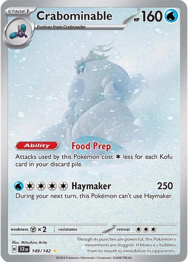 Crabominable 149/142 - Monster Mart - Pokémon Cards Australia