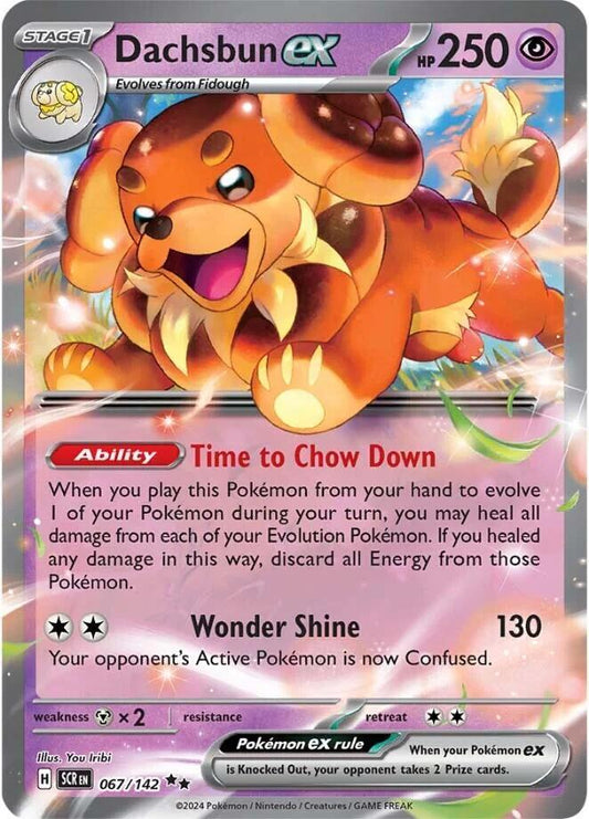 Dachsbun EX 067/142 - Monster Mart - Pokémon Cards Australia