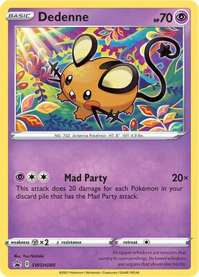 Dedenne SWSH080 - Monster Mart - Pokémon Cards Australia