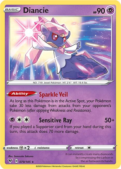 Diancie Holo 079/185 - Monster Mart - Pokémon Cards Australia