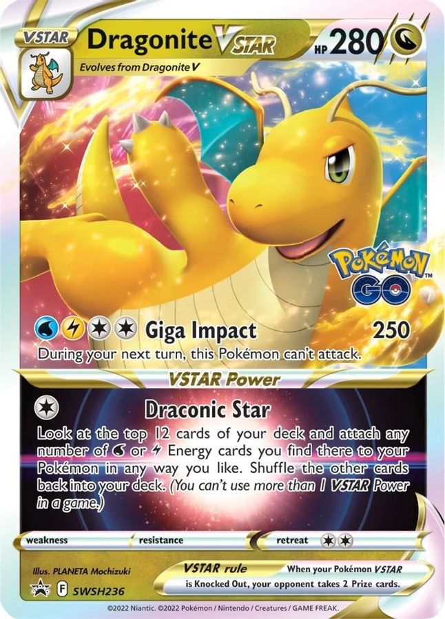 Dragonite VSTAR SWSH236 - Monster Mart - Pokémon Cards Australia