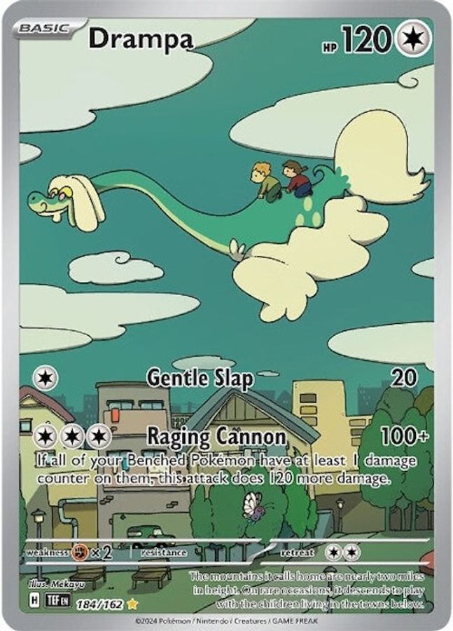 Drampa 184/162 - Monster Mart - Pokémon Cards Australia
