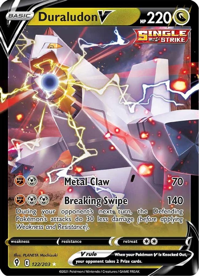 Duraludon V 122/203 - Monster Mart - Pokémon Cards Australia