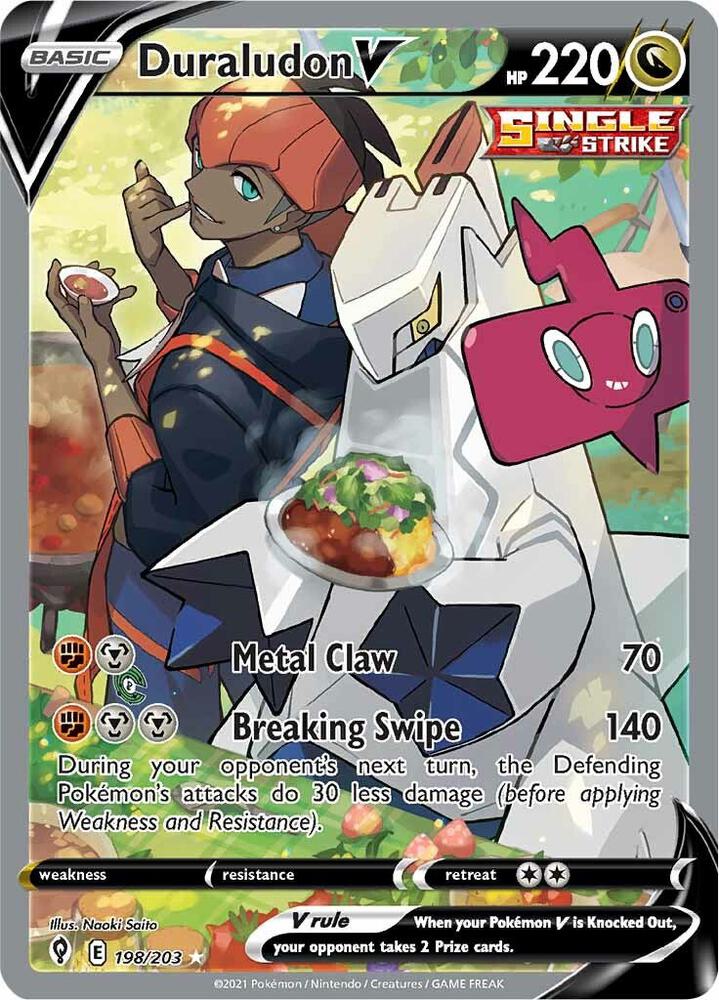 Duraludon V 198/203 - Monster Mart - Pokémon Cards Australia