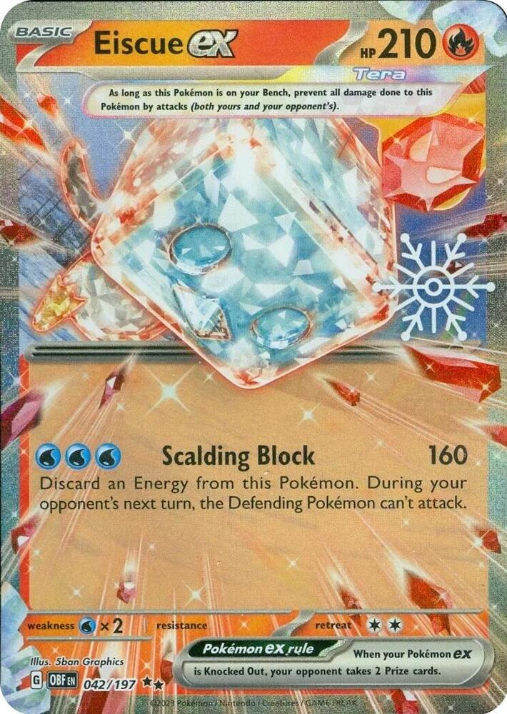 Eiscue EX 042/197 Holiday Calendar - Monster Mart - Pokémon Cards Australia