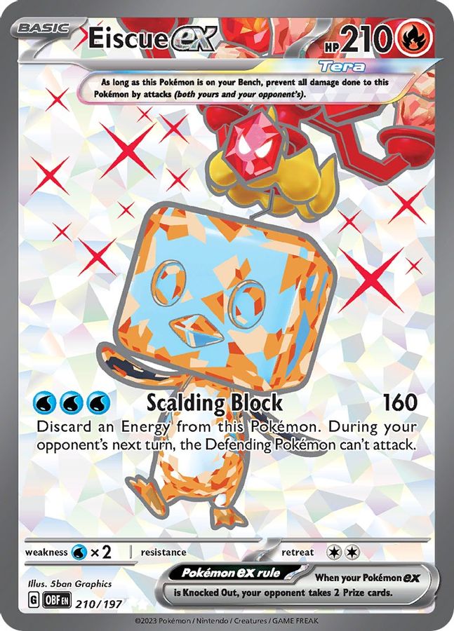 Eiscue EX 210/197 - Monster Mart - Pokémon Cards Australia