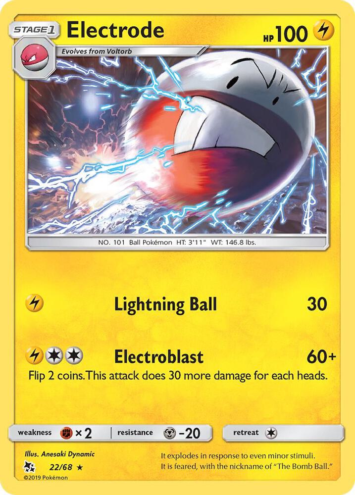 Electrode Reverse Holo 22/68 - Monster Mart - Pokémon Cards Australia