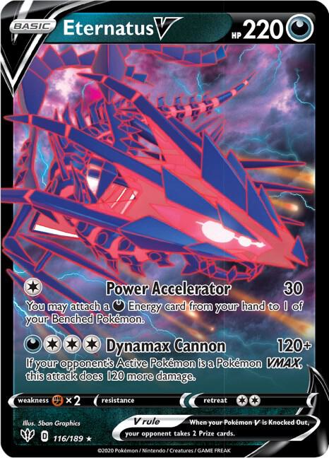 Eternatus V 116/189 - Monster Mart - Pokémon Cards Australia