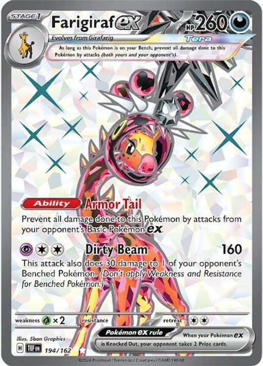Farigiraf EX 194/162 - Monster Mart - Pokémon Cards Australia