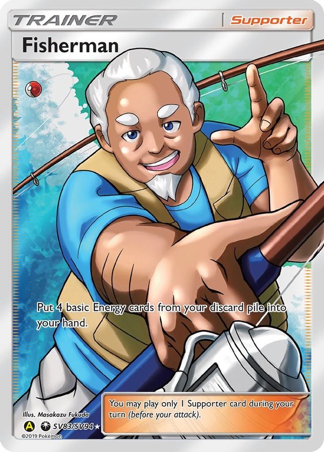 Fisherman SV83/SV94 - Monster Mart - Pokémon Cards Australia