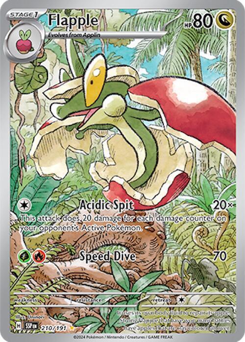 Flapple 210/191 - Monster Mart - Pokémon Cards Australia