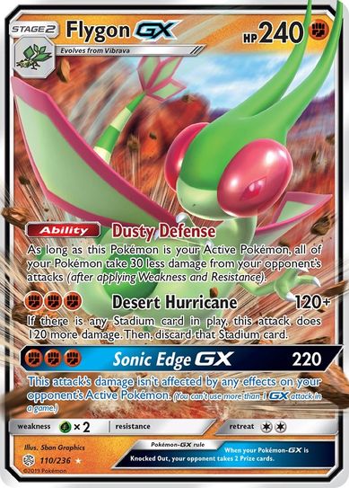 Flygon GX 110/236 - Monster Mart - Pokémon Cards Australia