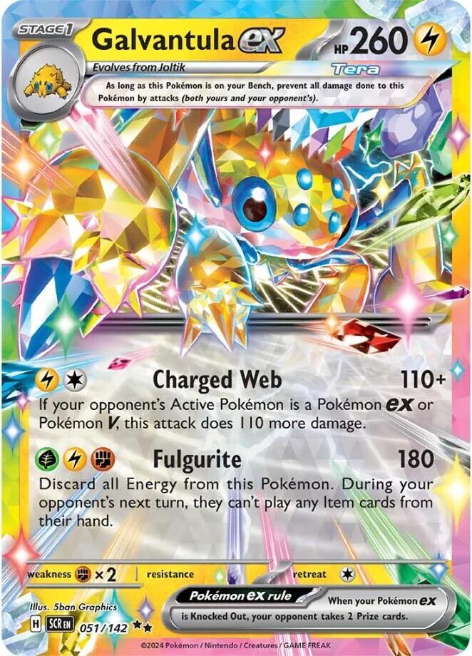Galvantula EX 051/142 - Monster Mart - Pokémon Cards Australia