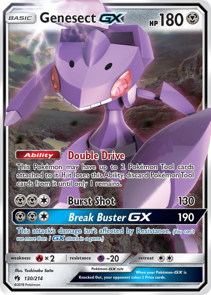 Genesect GX 130/214 - Monster Mart - Pokémon Cards Australia