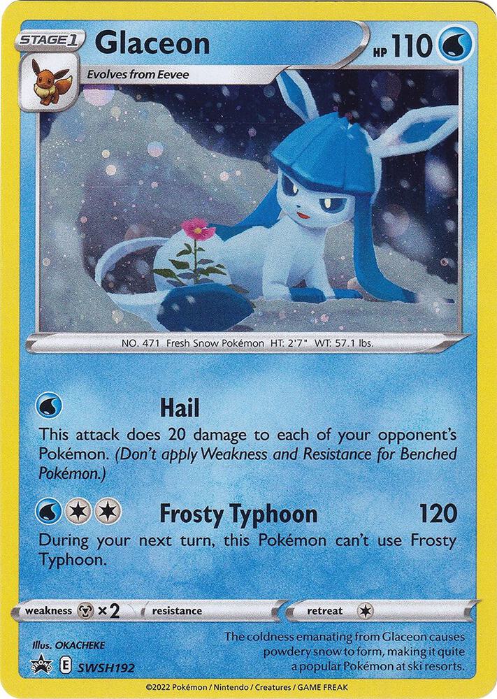 Glaceon SWSH192 - Monster Mart - Pokémon Cards Australia