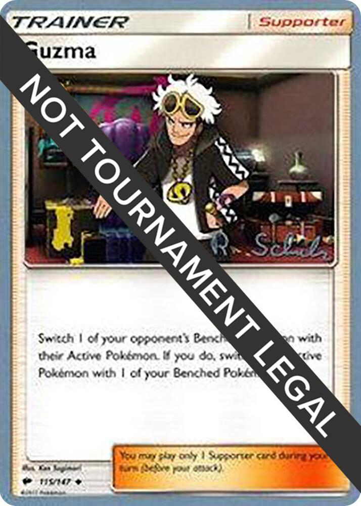 Guzma 115/147 - Robin Schulz - World Championships 2018 - Monster Mart - Pokémon Cards Australia