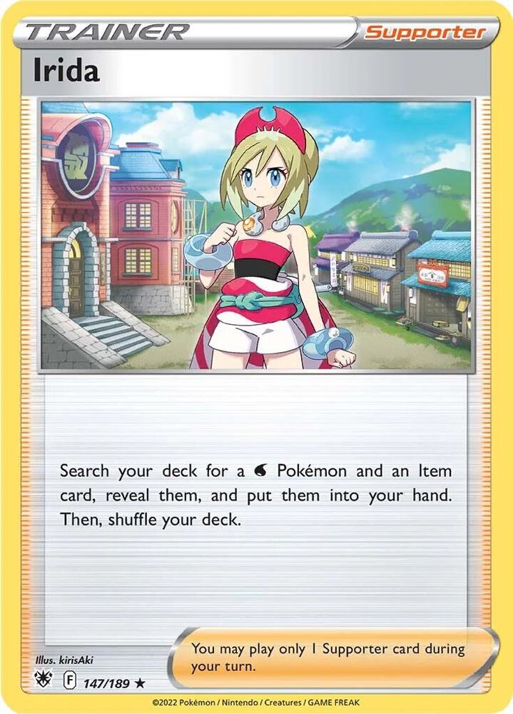 Irida Holo 147/189 - Monster Mart - Pokémon Cards Australia