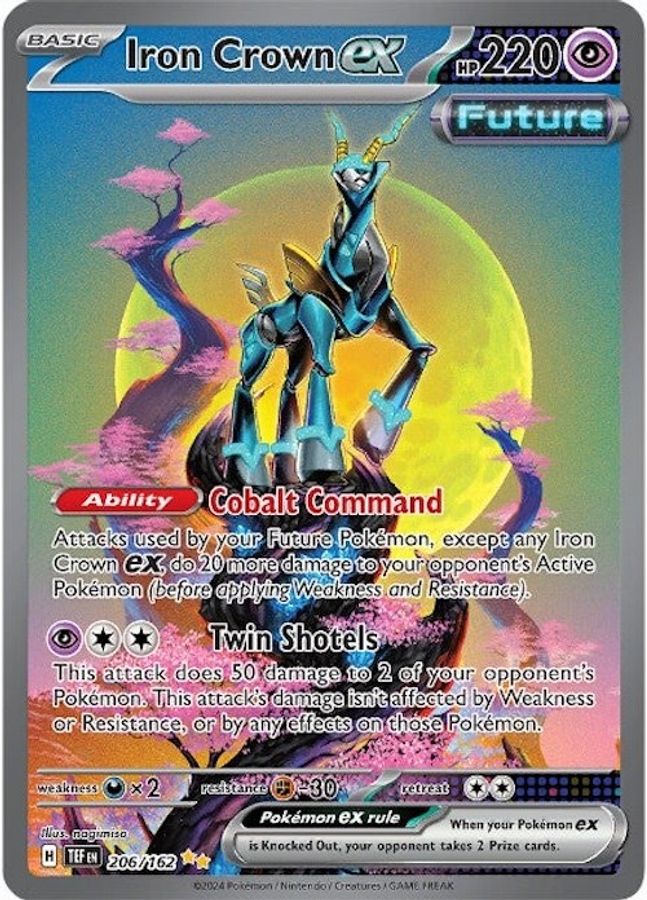 Iron Crown EX 206/162 - Monster Mart - Pokémon Cards Australia