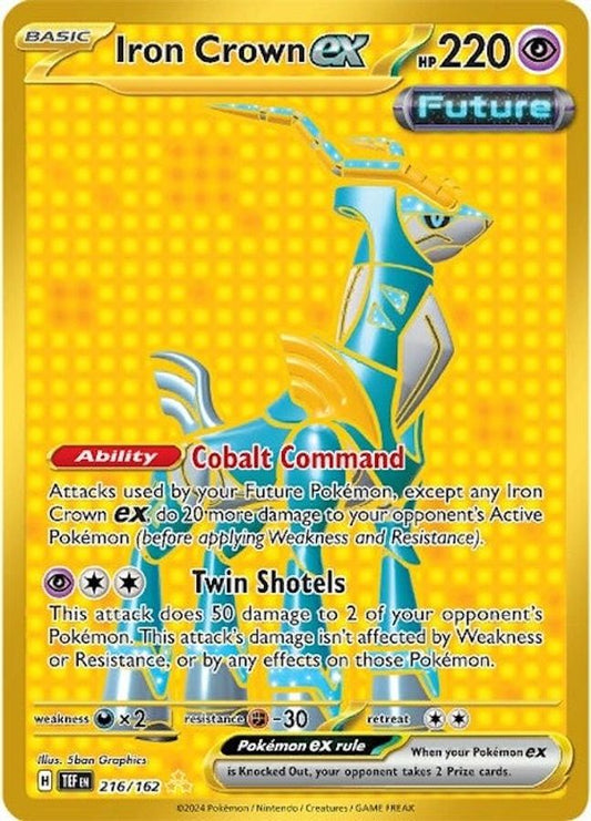 Iron Crown EX 216/162 - Monster Mart - Pokémon Cards Australia
