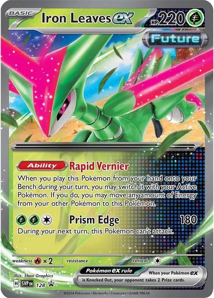 Iron Leaves EX 128 - Monster Mart - Pokémon Cards Australia