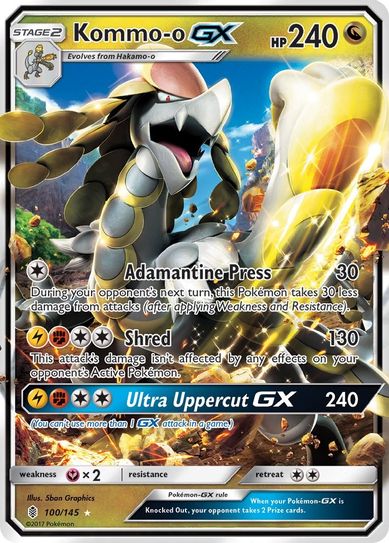 Kommo - o GX 100/145 - Monster Mart - Pokémon Cards Australia