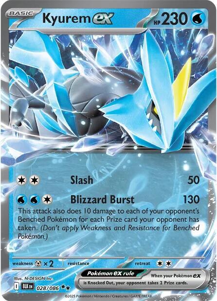 Kyurem EX 028/086 - Monster Mart - Pokémon Cards Australia