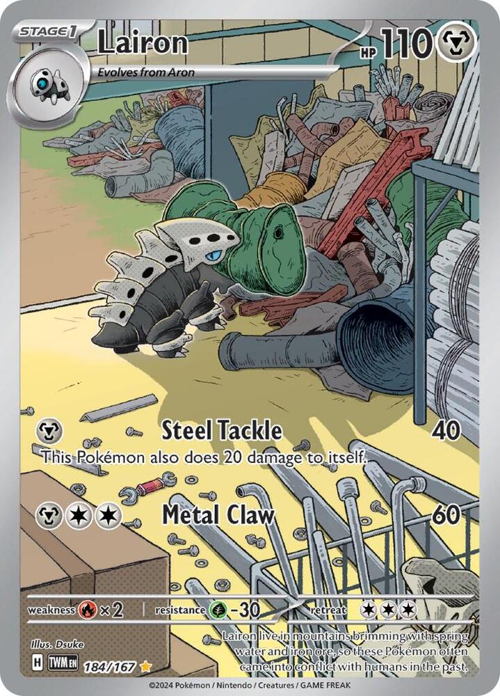 Lairon 184/167 - Monster Mart - Pokémon Cards Australia