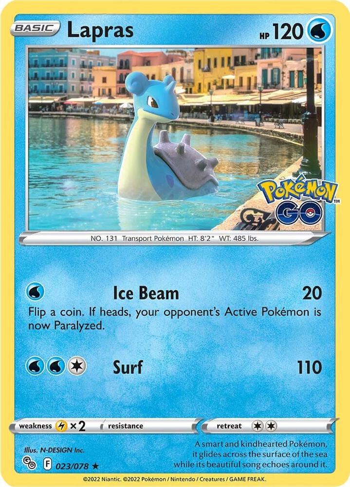 Lapras Holo 023/078 - Monster Mart - Pokémon Cards Australia