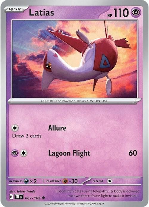 Latias Reverse Holo 067/162 - Monster Mart - Pokémon Cards Australia