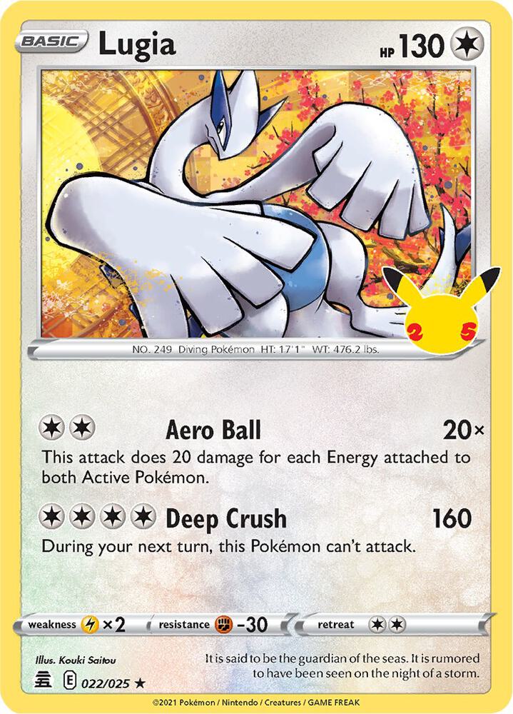 Lugia 022/025 - Monster Mart - Pokémon Cards Australia