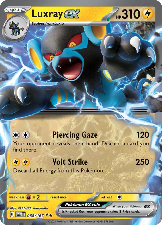 Luxray EX 068/167 - Monster Mart - Pokémon Cards Australia