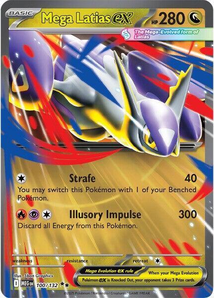 Mega Latias EX 100/132 - Monster Mart - Pokémon Cards Australia
